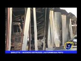 Barletta | Incendio distrugge l'autorimessa Pinto