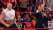 Braun Strowman attacks Universal Champion Brock Lesnar- Raw, Aug 21 2017