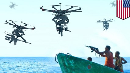 Drones equipped with machine guns could alter combat forever