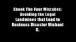 Ebook The Four Mistakes: Avoiding the Legal Landmines that Lead to Business Disaster Michael G.