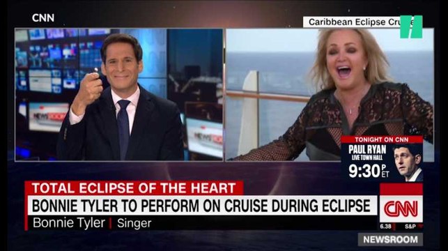 Pour l'éclipse solaire, Bonnie Tyler reprend du service avec son tube Total eclipse of the heart