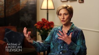 Edie Falco on filming the fight scene in The Sopranos season 4 finale EMMYTVLEGENDS.ORG
