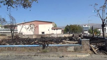 Kereste Yangınının Hasarı Gün Ağarınca Ortaya Çıktı