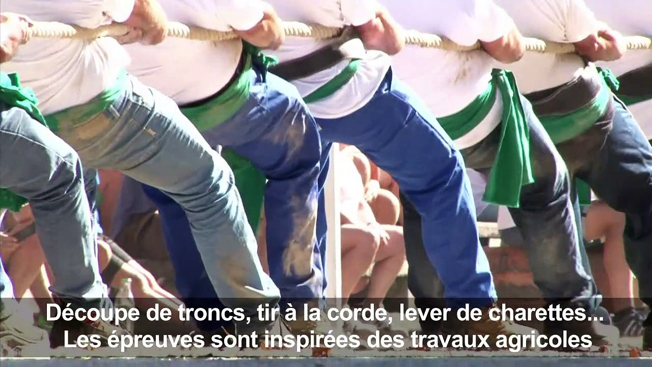 Des colosses à la force herculéenne se défient au Pays basque