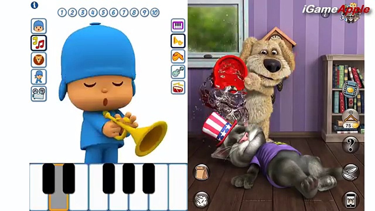 TALKING ANGELA Vs TALKING POCOYO - Free game for Kids - iPhone iPad iOS/Android