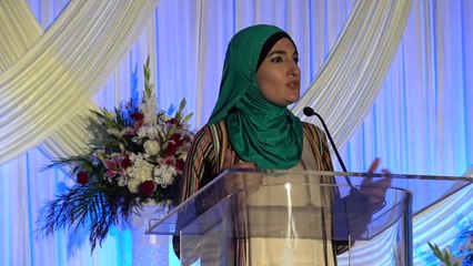 Linda Sarsour addressing at 54th Annual ISNA Convention