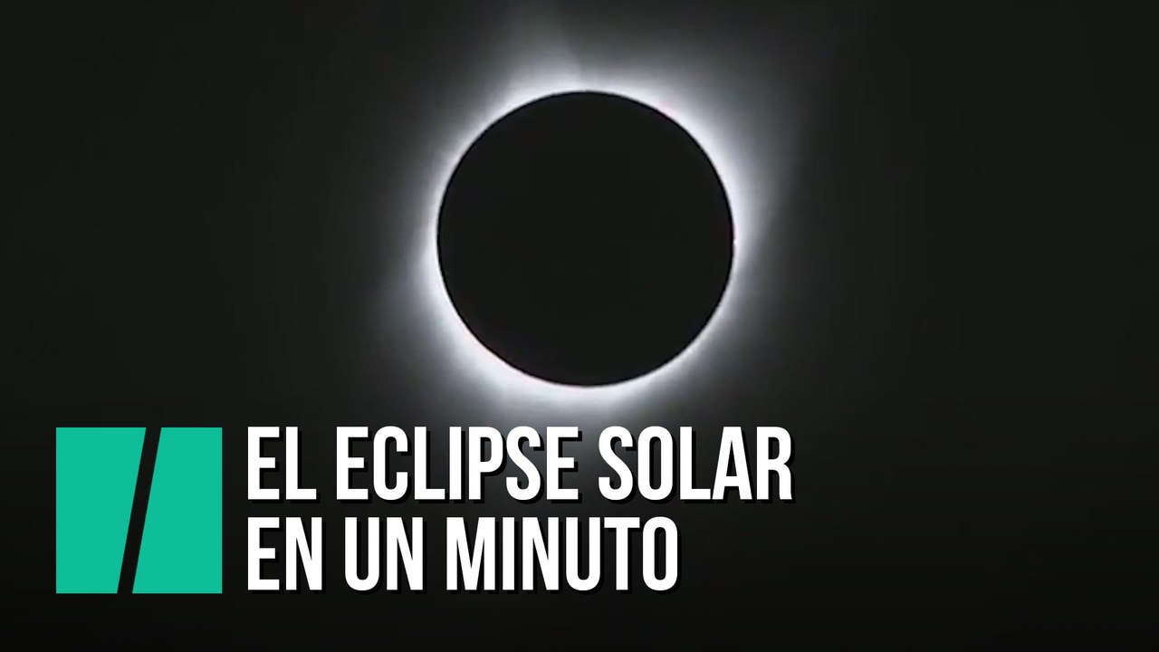 El eclipse solar en un minuto