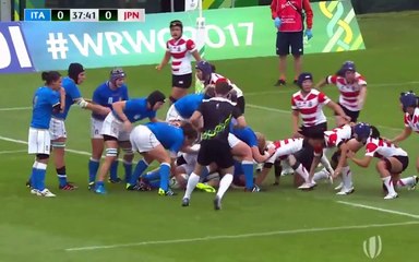 Italy vs Japan | Rugby World Cup Women 2017