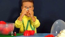 Jouets sur russe avec langue dénormes jouets dœufs Creo trasnformery 4 énorme Kinder