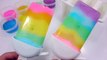 무지개 아이스크림 액체괴물 얼리기 아이스바 액괴 만들기 흐르는 점토 슬라임 놀이!!How To Make Rainbow Ice Cream Slime Freeze !