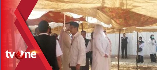 Persiapan Tenda Wukuf Untuk Jemaah Haji Khusus