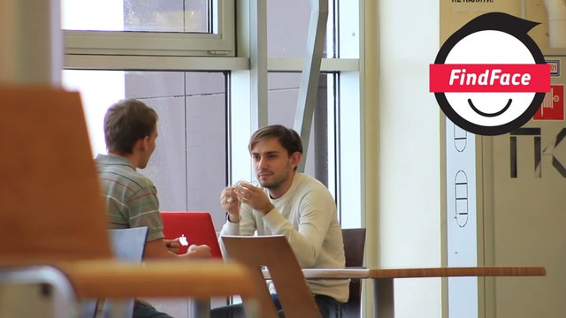Идентификация парня из киевского кафе при помощи FindFace