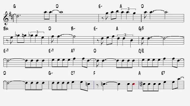 Blue Moon Richard Rodgers 1934 Alto Sax