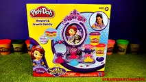 NEW Play Doh Sofia Amulet & Jewels Vanity Set Create Sofia the First Amulet Tiara Play Dou