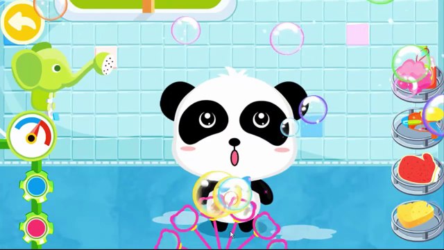 Un et un à un un à et bébé bain des jeux Comment enfants Apprendre jouer douche douche prendre temps équipe à Il Babybus de panda