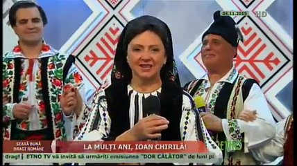 Victoria Meitescu - De dor mare si de drag (Seara buna, dragi romani! - ETNO TV - 04.11.2015)