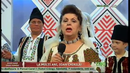Maria Stanescu - Eu am fost a treia fata (Seara buna, dragi romani! - ETNO TV - 04.11.2015)