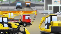 Мультики для детей Трактор едет на помощь в городке Видео для детей Tractor on the road kids video