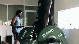 Hardik pandya workout in gym after 1st ODI in Srilanka