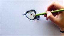 How to draw a realistic leopard eye in colored pencil | Leontine van vliet