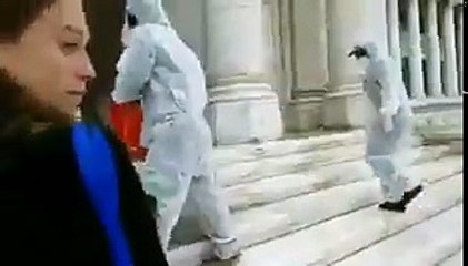 Protesta contra las  cenizas de Peñuelas