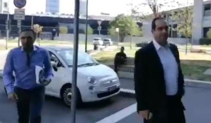 Şekip Mosturoğlu ve Hasan Çetinkaya Milano'da