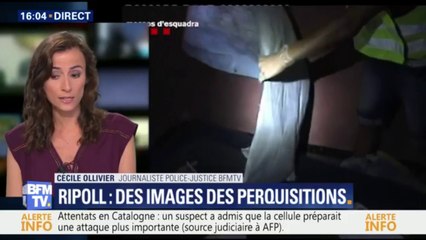 Bouteilles de butane, carte de France… les images des perquisitions de la police catalane à Ripoll