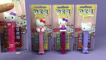 Hello Kitty PEZ Candy Dispensers Set of 4 unboxing by SR Toys Collection