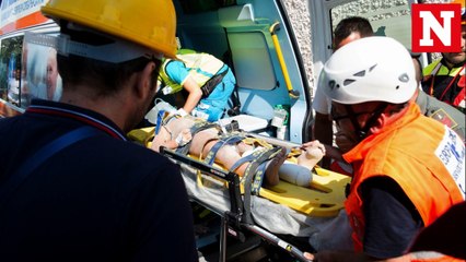 Download Video: Three brothers rescued after deadly earthquake hits holiday island in Italy