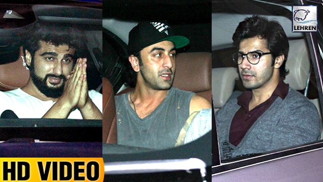 Ranbir, Varun & Arjun At Karan Johar's Private Party Full Video
