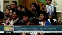 Bolivia crea comisión que investigará crímenes en dictaduras