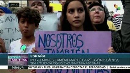 Comunidad musulmana de Barcelona se moviliza contra el terrorismo