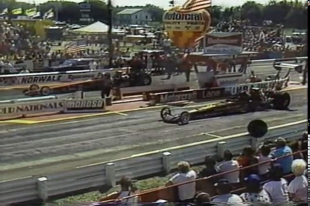 Drag Racing 1987 IHRA World Nationals Norwalk TOP FUEL Round 1