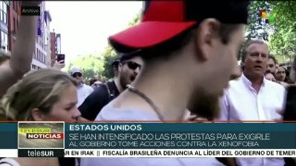 EE.UU.: continúan protestas en rechazo a grupos de supremacía blanca