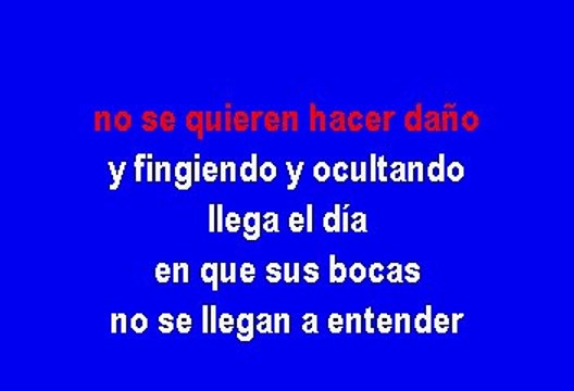 Luis Miguel - Bravo Amor,Bravo (Karaoke)