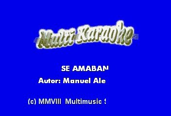 Luis Miguel  - Se Amaban (Karaoke)