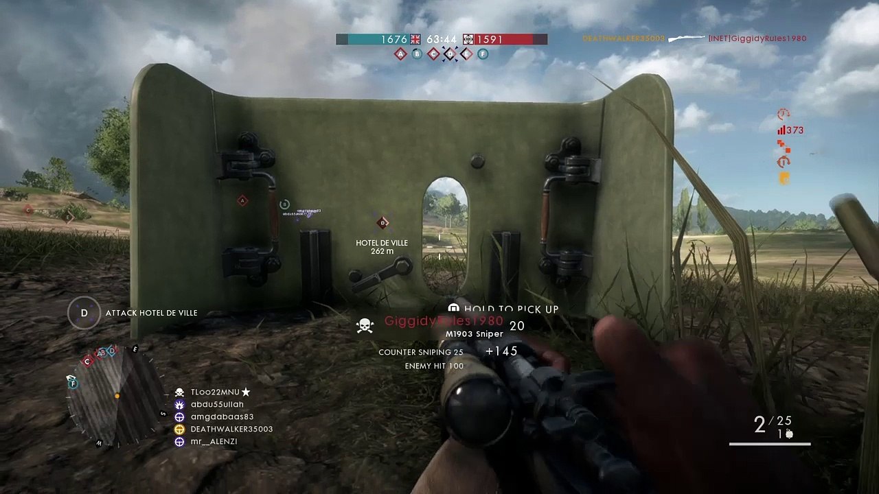 Beinging a cheeky sniper