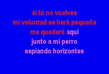 Miguel Bosé - Si tu no vuelves (Karaoke)