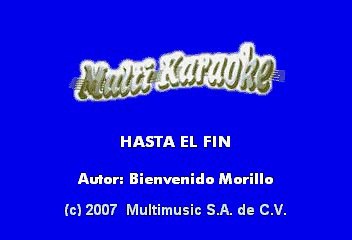 Monchy y Alexandra - Hasta el fin (Karaoke)