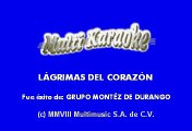 Montez de Durango - Lágrimas del corazón (Karaoke)