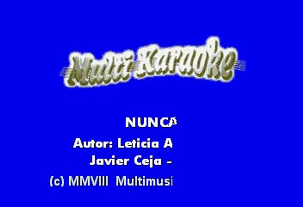 Rigo Luna - Nunca (Karaoke)