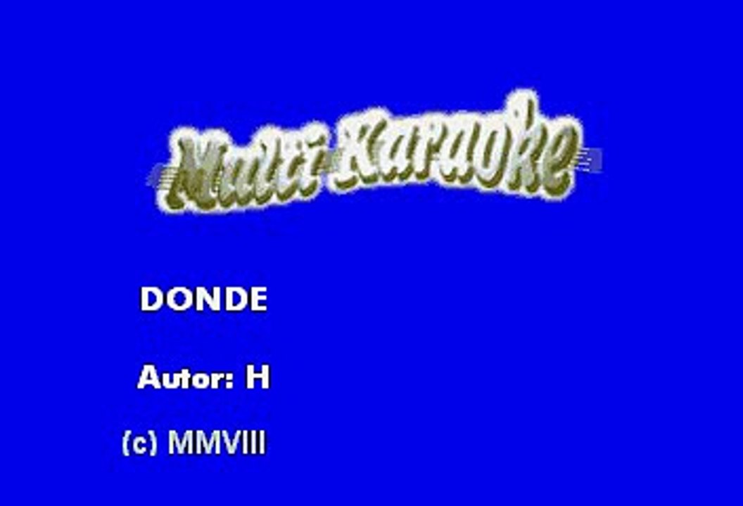 Tierra Cali - Donde quiera que estés (Karaoke)