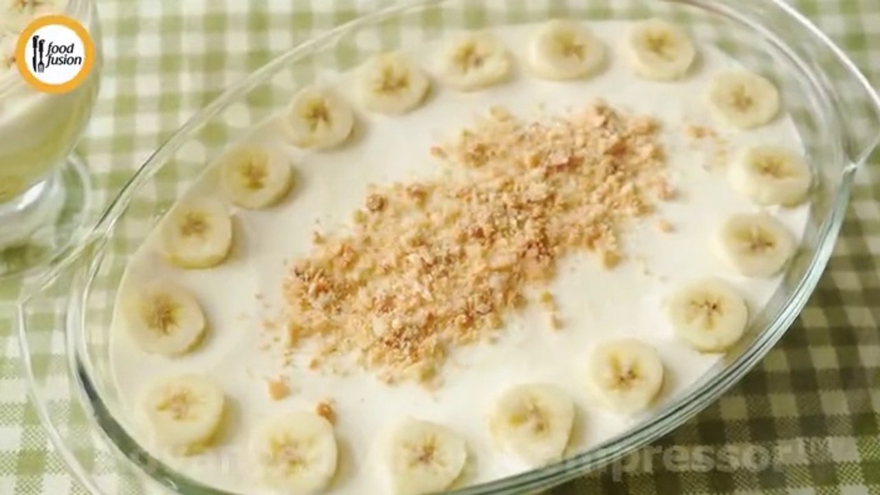 Banana Pudding dessert Recipe
