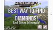 BEST WAY TO FIND DIAMONDS in MCPE 1.0.8!! Find Diamonds in less than 5 Minutes! Minecraft