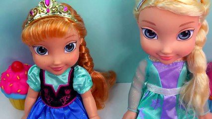 Кролик сюрприз Королева Эльза и Анна домашнее животное Кролик имеет Дети печенье видео