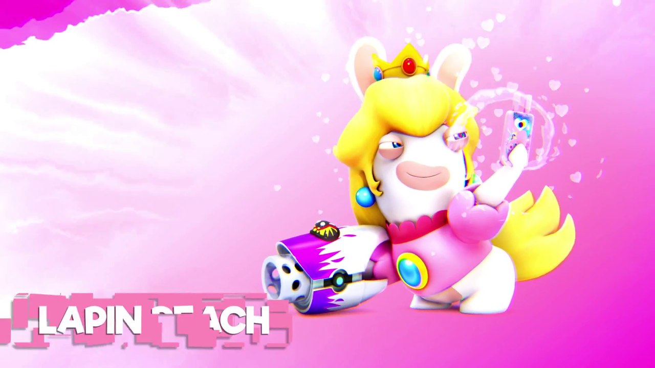 Mario + The Lapins Crétins Kingdom Battle - Présentation de Lapin Peach