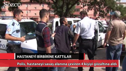 Hastaneyi birbirine kattılar