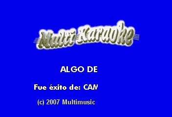 Camilo Sesto - Algo de mi (Karaoke)