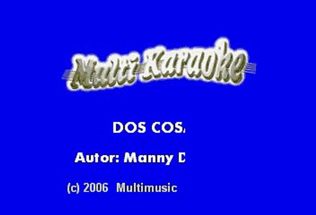 Dos Cosas - Los Terricolas (Karaoke)