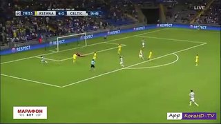 Olivier Ntcham & second Goal & Celtic vs Astana 2-4 & Champions League - Qualification 22.08.2017 HD